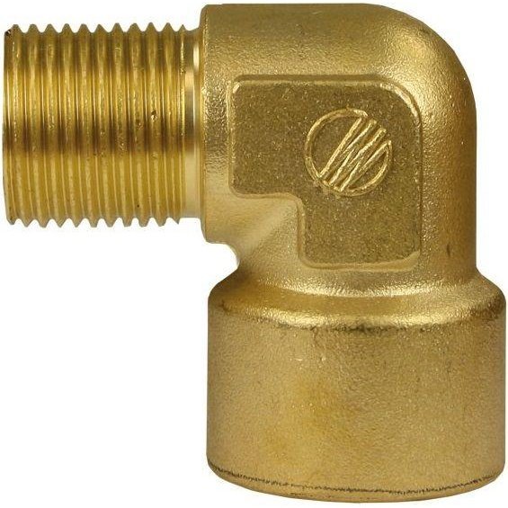 ELBOW BRASS 1/4"M x 1/4"F