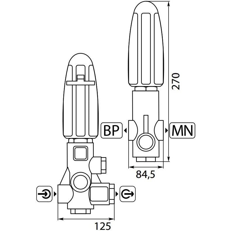 INTERPUMP UNLOADER VALVE H560