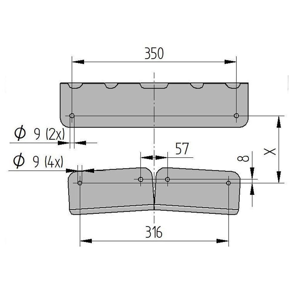 LANCE HOLDER (2PCS) FOR 4 LANCES