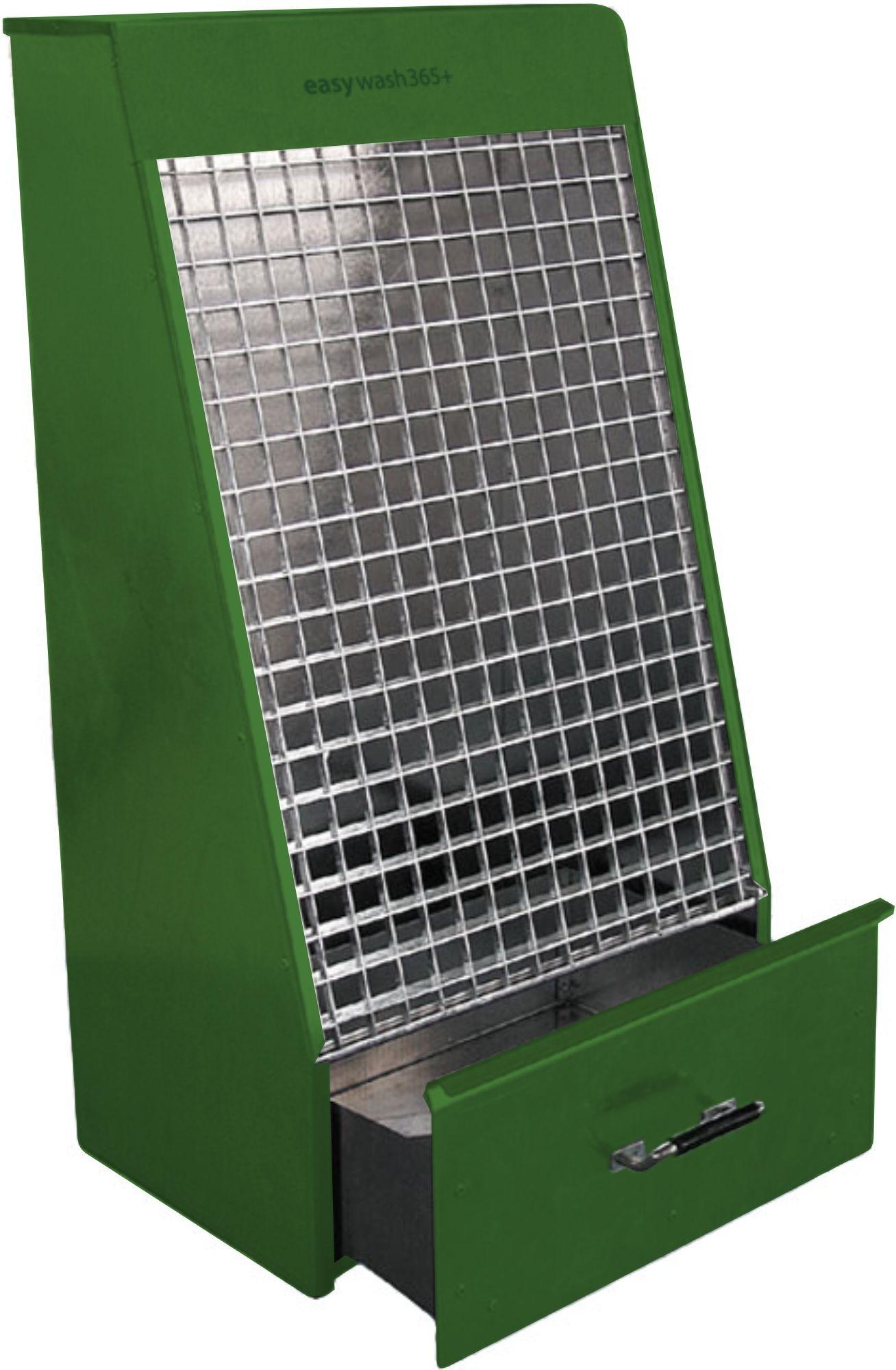 POWDER COATED STEEL MAT CLEANER, GREEN.