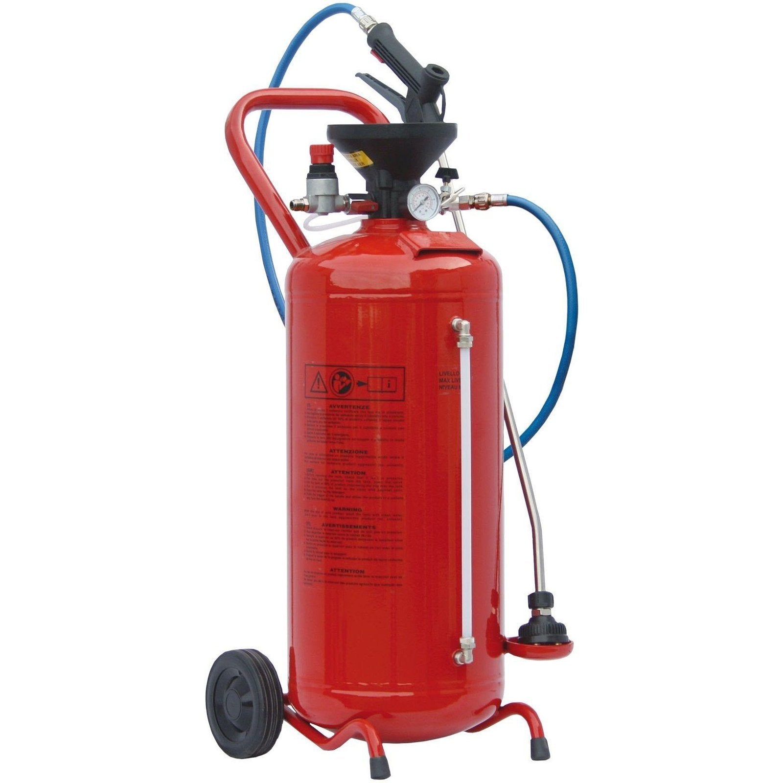 FOAMER WITH PRESSURE TANK 100L RED