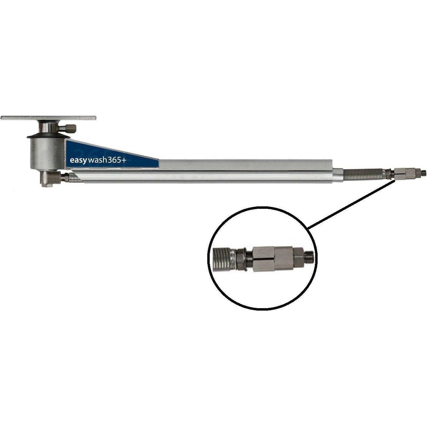 BOOM IN-LINE SWIVEL 1/4"M bsp x 3/8"F NPT