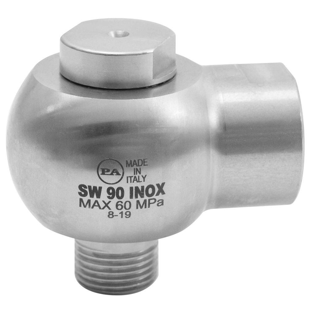 SWIVEL ELBOW 1/2"F X 1/2"M 600 BAR SS