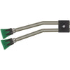 easyfarm365 + ST54 TWIN LANCE WITH MOULDED HANDLE, 980mm, KEW SPIGOT, WITH ST10 NOZZLE PROTECTORS, SIDE HANDLE AND BEND