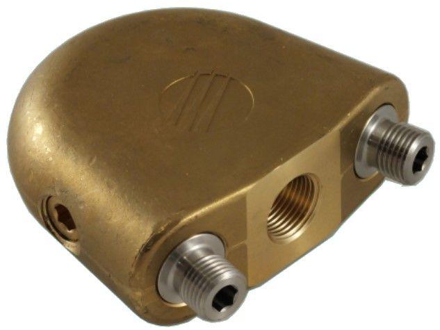 BRASS FLOUNDER SEWER NOZZLE 3/8"F INLET