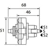 ST66 METERING VALVE NO CHECK VALVE/KNOB