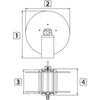 ST71 STAINLESS STEEL MANUAL HOSE REEL 40M