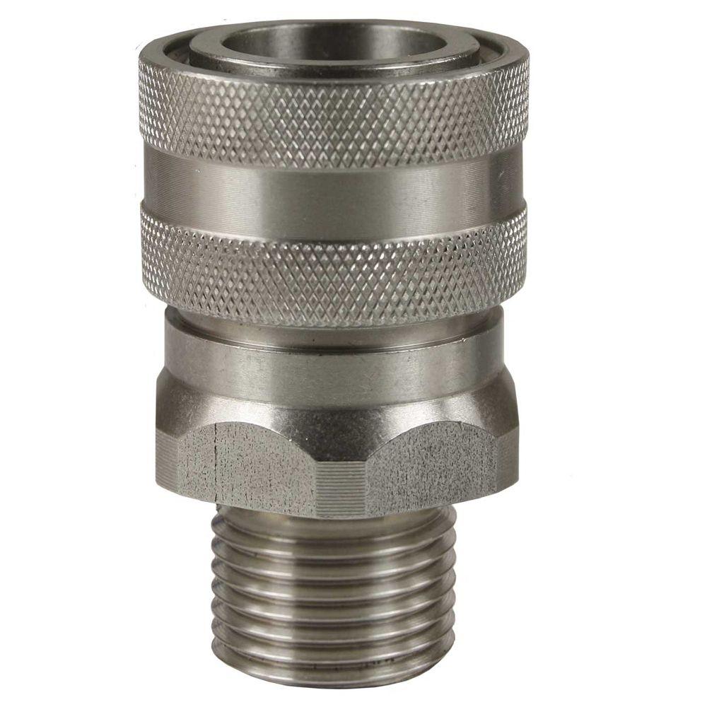 ST3100 QUICK COUPLING 1/4"M WITH 60° CONE