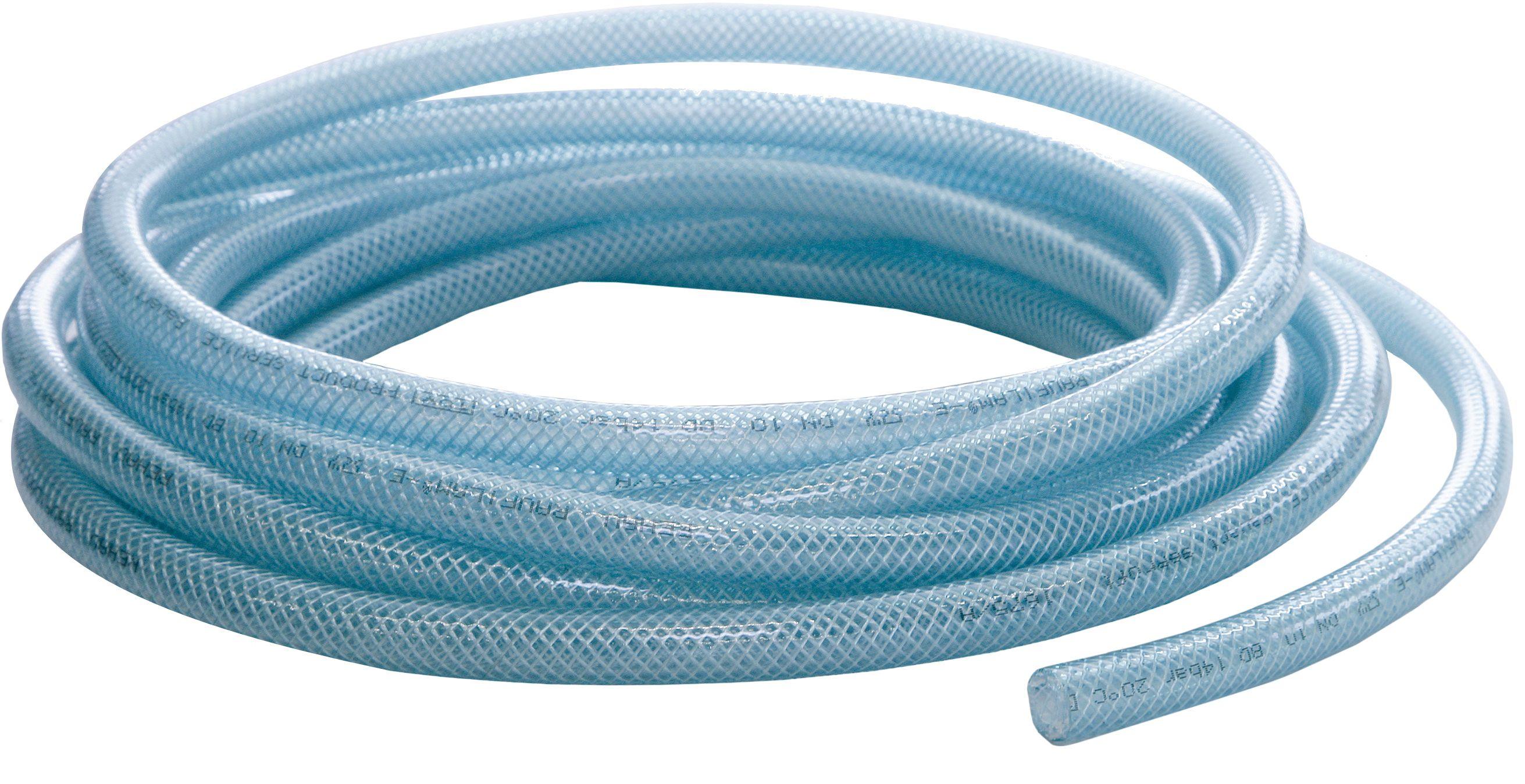 CLEAR BRAIDED 16mm LOW PRESSURE HOSE, 30m ROLL