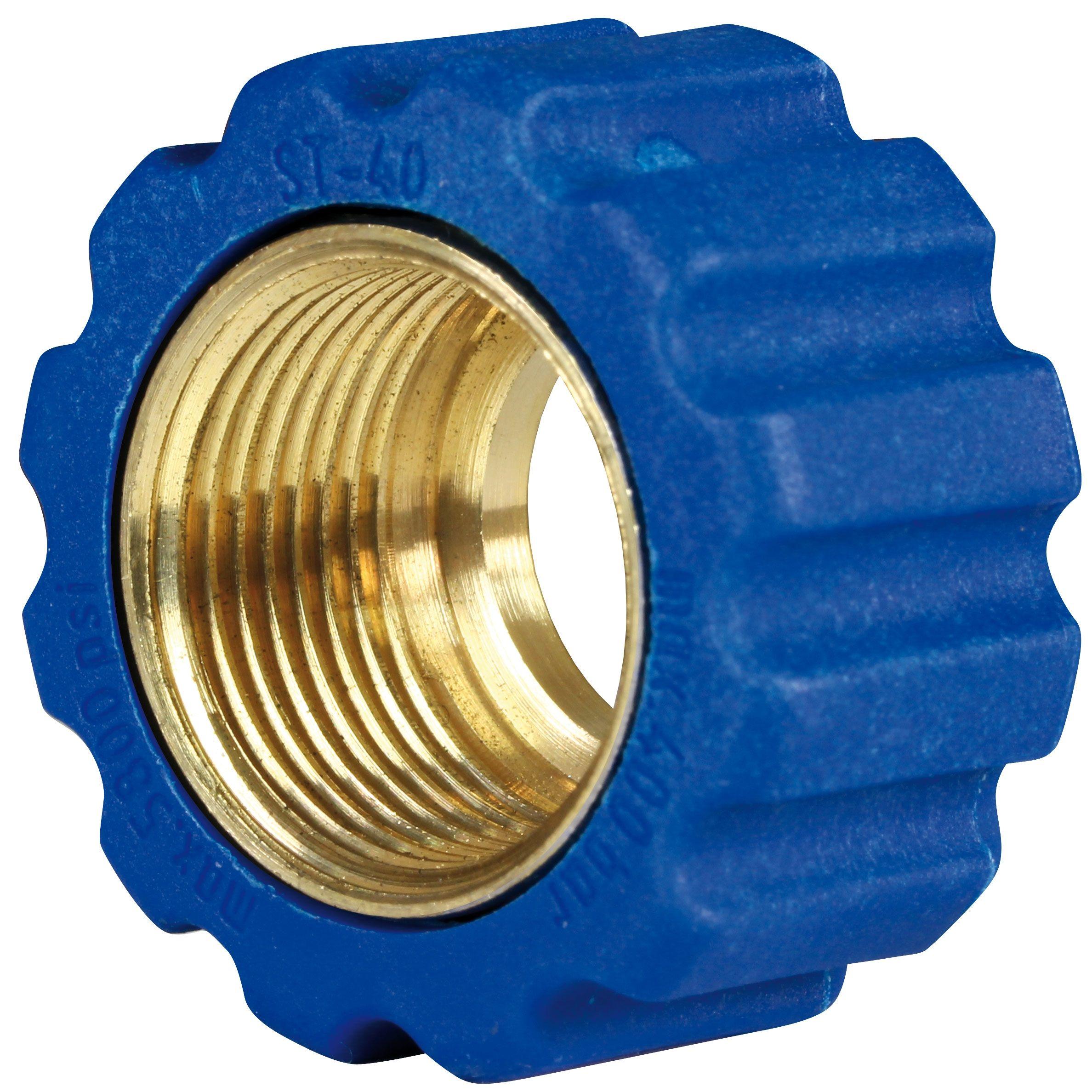 QUICK SCREW FOR CRIMP NIPPLE, BLUE