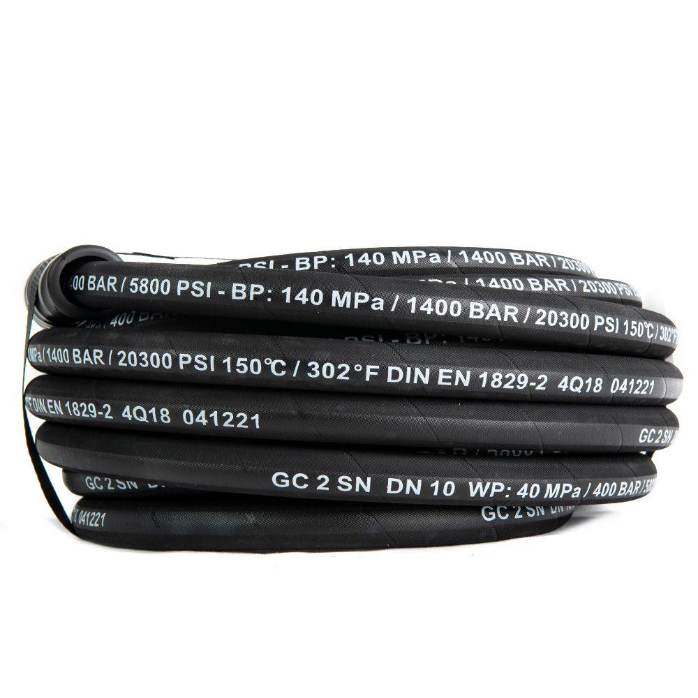 HP HOSE BLK 20M 2SN WRA DN10 3/8" F/F GC