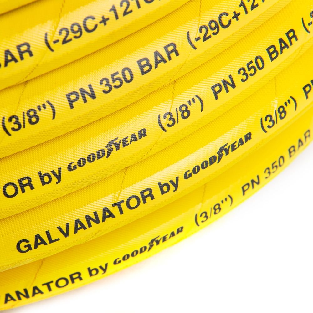 HP HOSE YELLOW 20M DN10 1/2"F/F SS