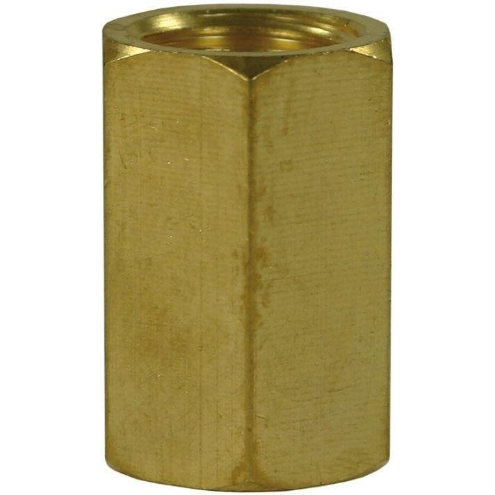 FEMALE TO FEMALE BRASS SOCKET ADAPTOR-3/8"F to 3/8"F