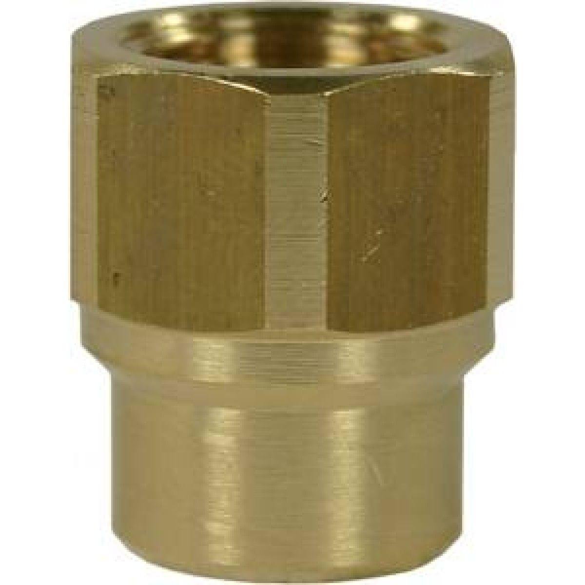 FEMALE TO FEMALE BRASS SOCKET ADAPTOR-1/8"F to 1/4"F