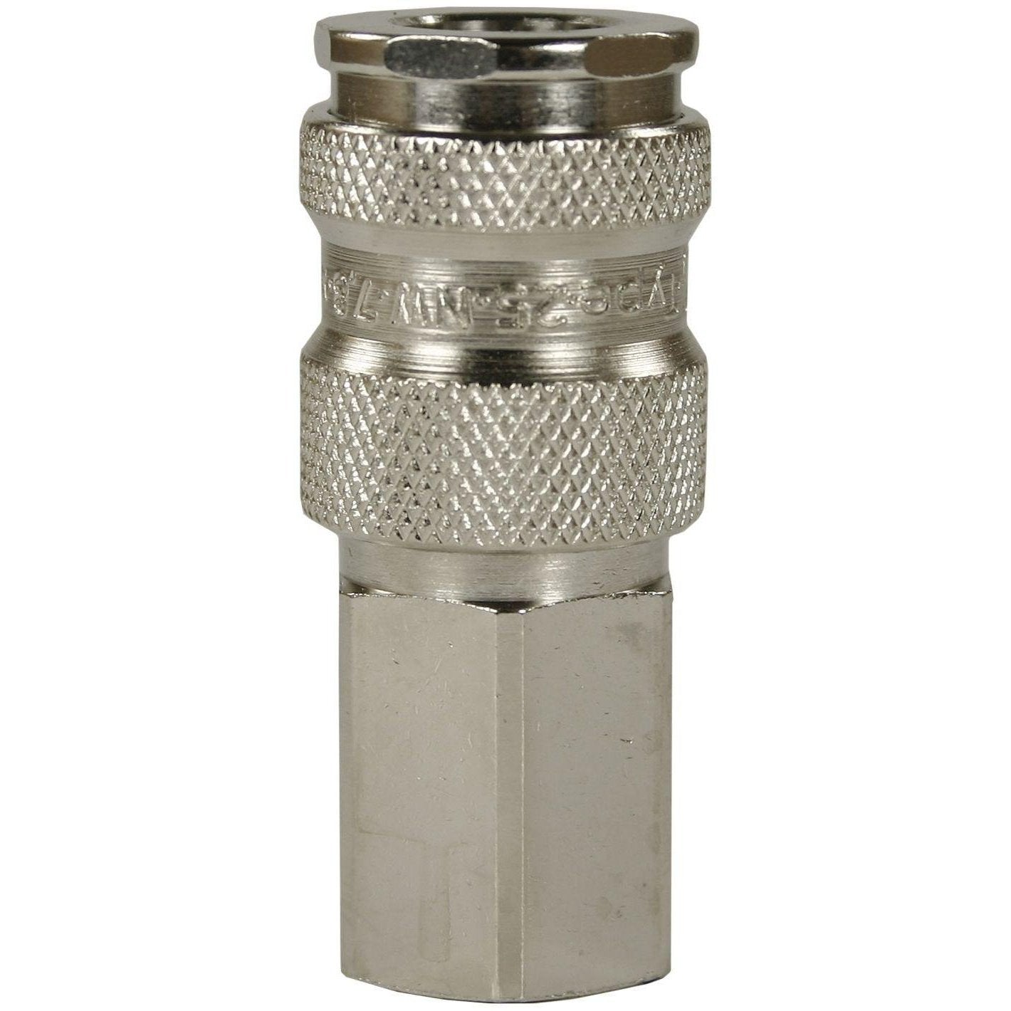 SERIES 25 QUICK COUPLING 3/8"F WITH NON RETURN VALVE