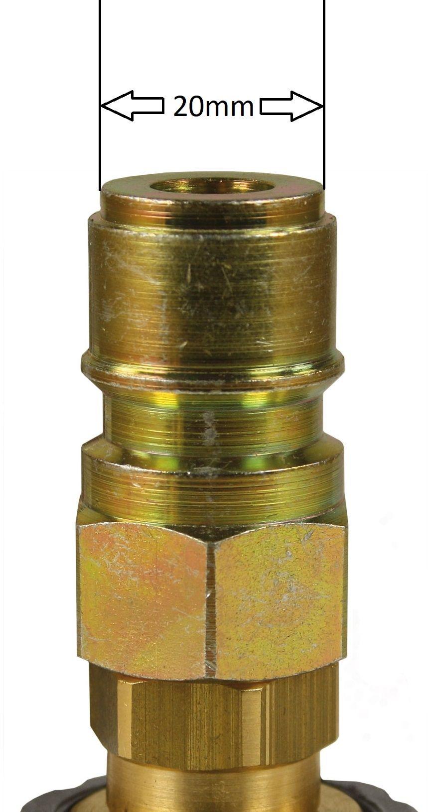 ST45 QUICK COUPLING PLUG M22 FEMALE