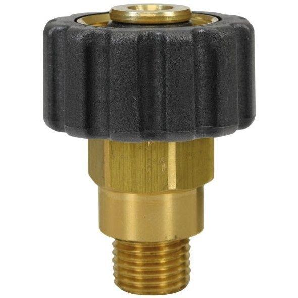 FEMALE TO MALE QUICK SCREW COUPLING ADAPTOR ST40-M22 F to 3/8"M