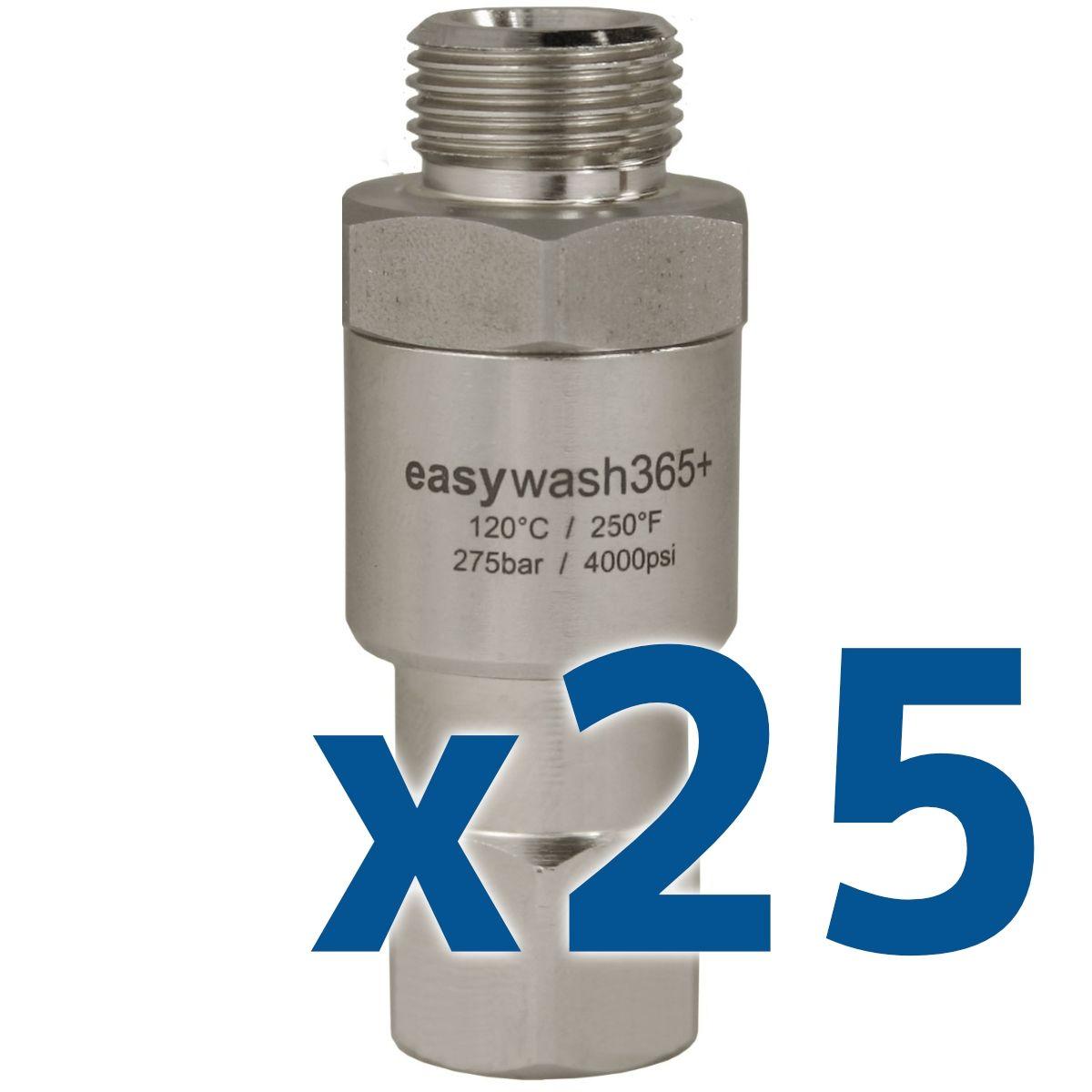 EASYWASH365+ SWIVEL 1/4"F x 3/8"M, BOX OF 25