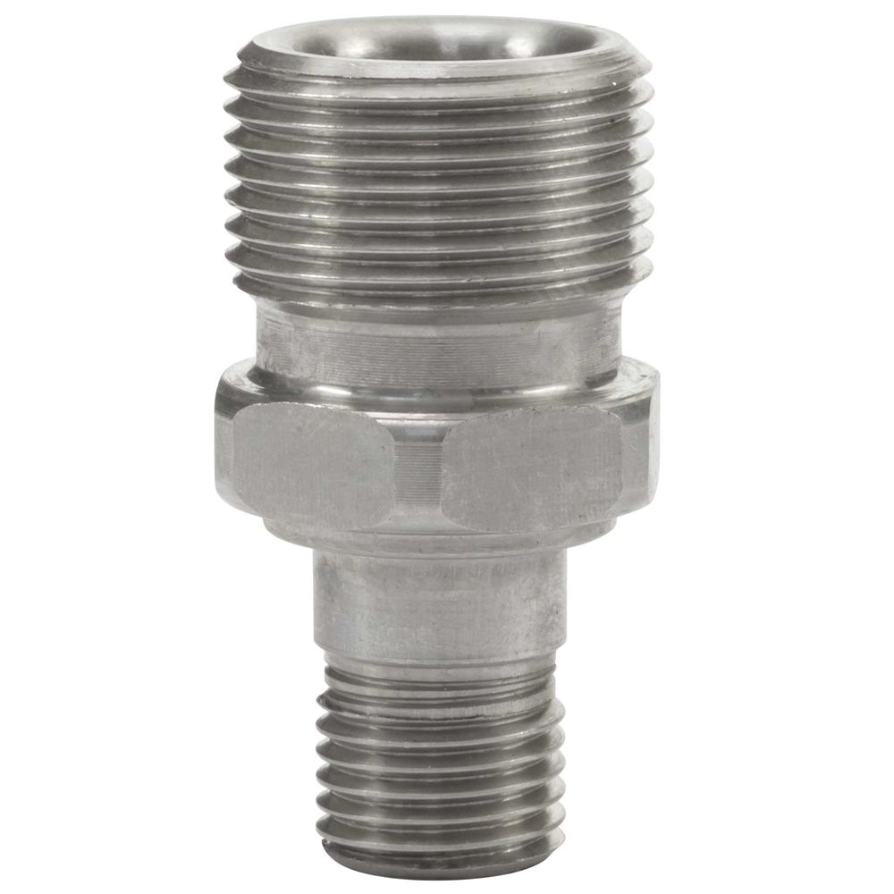 QS PLUG M22XM - 1/4" M SS LONG