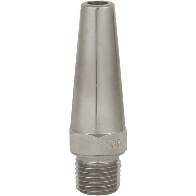 Cone shaped nozzle.