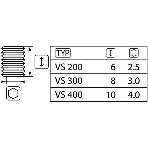 M10 GRUB SCREW NOZZLE