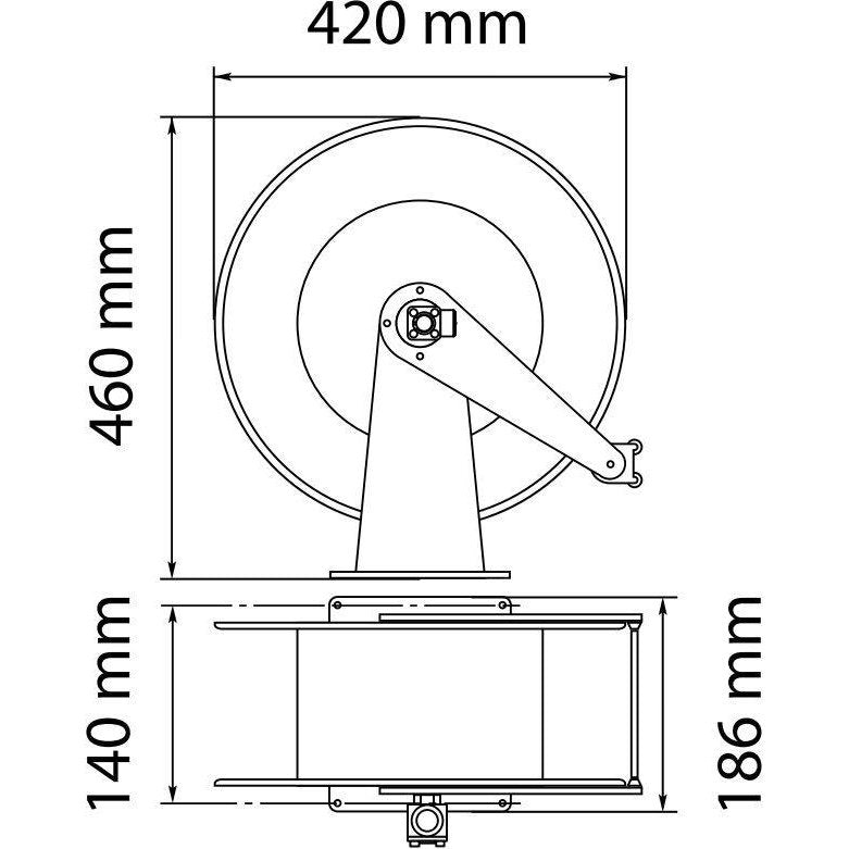 HOSE REEL AND HOSE