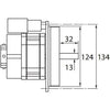 BURNER MOTOR WITH FLANGE