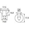 FUEL PUMP DRIVE PEG COUPLING