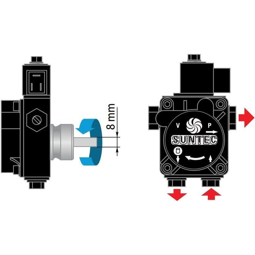 SUNTEC FUEL PUMP +SOL 24V L/L