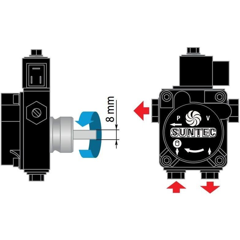 SUNTEC FUEL PUMP +SOL 230V L/R