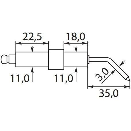 IGNITION ELECTRODES PAIR (LAVORWASH)