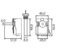 THERMOSTAT EMERSON 30-150°C