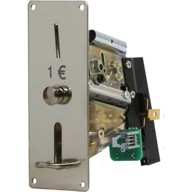 COIN MECHANISM FOR 1 EURO COIN , WITH PHOTOCELL