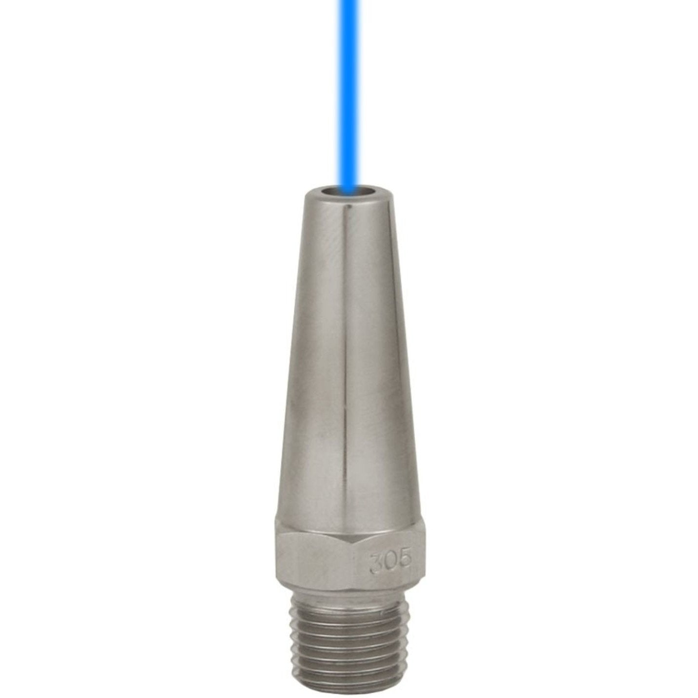 Cone shaped nozzle.