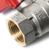 BALL VALVE + RED HANDLE 3/4