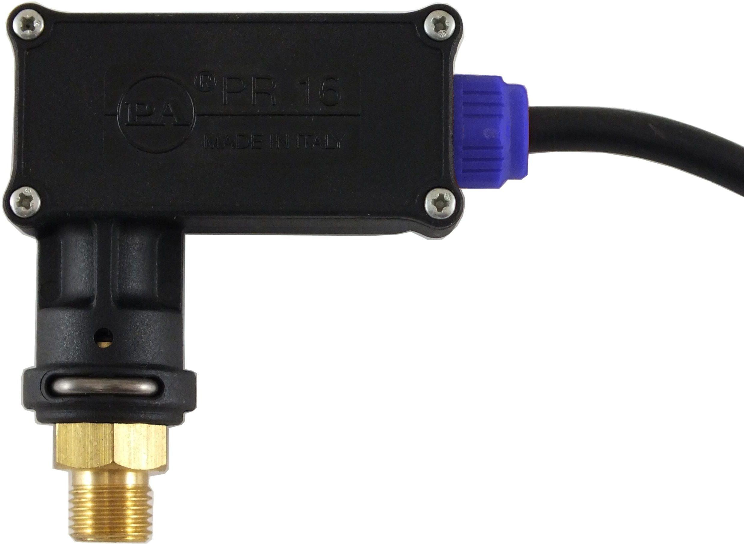 PR16 PRESSURE SWITCH 1/4"M 15 BAR BLUE