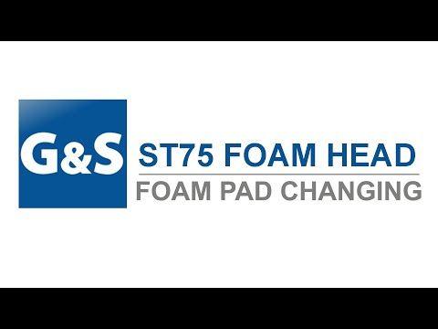 ST75 FOAM HEAD 1.6 (075) 1/4"F BLUE