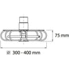 MOSMATIC MANHOLE CLEANER TXS-2F, 400mm