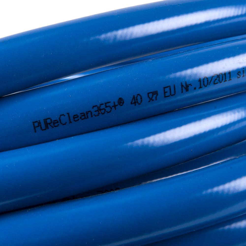 LOW PRESSURE HOSE, BLUE, PUReClean365+ FOOD HOSE, 45 BAR, PER METRE