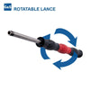 ST9.4 LANCE WITH ROTATABLE INSULATION, 700mm, 1/4