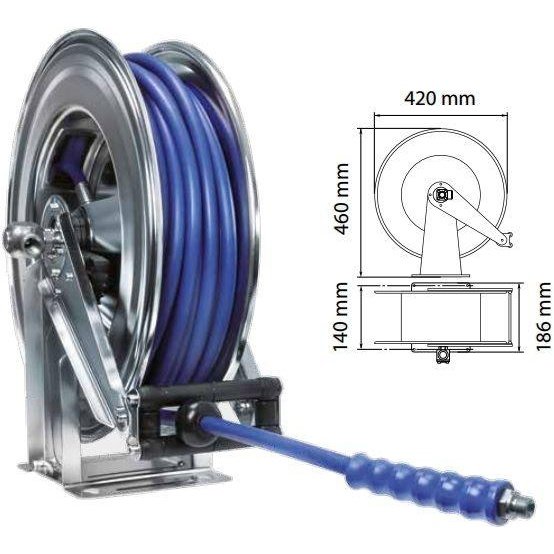 HOSE REEL AND HOSE