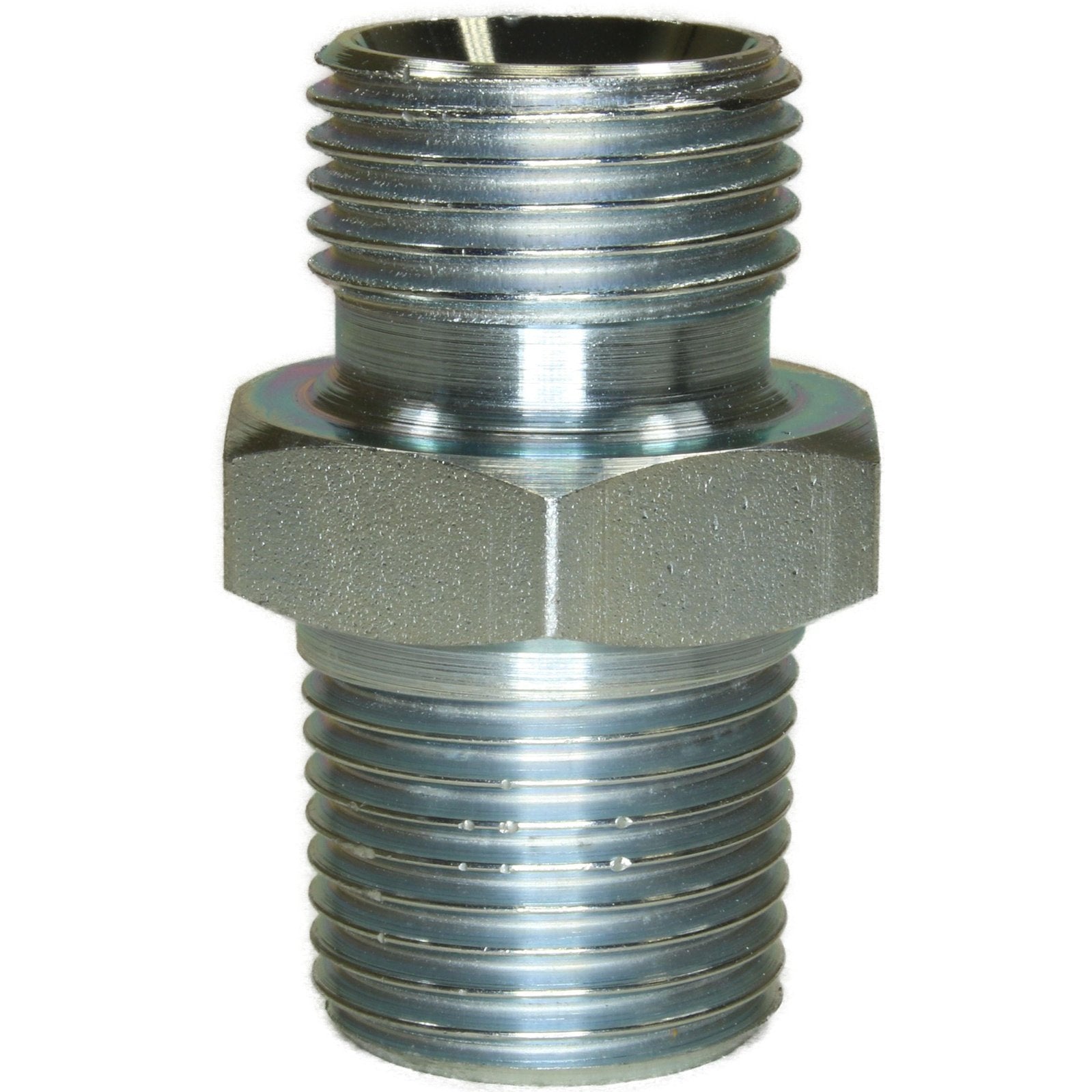 MALE TO MALE ZINC PLATED STEEL DOUBLE NIPPLE ADAPTOR BSP TAPERED, please select size required.