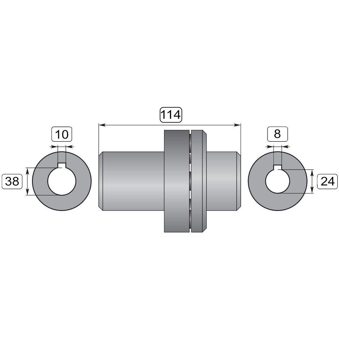 INTERPUMP DRIVE COUPLING ZG202